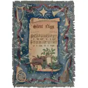 Silent Night Tapestry Throw