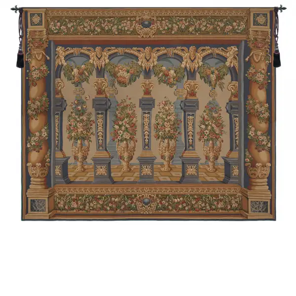 Loggia Columns Belgian Wall Tapestry