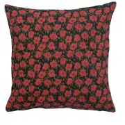 Red Poppies II European Cushion Covers