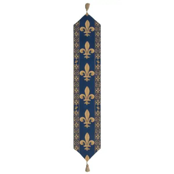 Fleur De Lys Blue V Belgian Table Mat