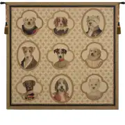 Dogs of Honor Belgian Wall Tapestry