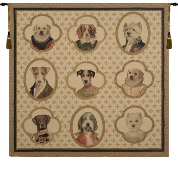 Dogs of Honor European Tapestry