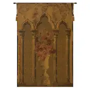 Rose Colonnade Belgian Tapestry Wall Hanging - 35 in. x 51 in. Cotton/Viscose/Polyester/Mercurise by Charlotte Home Furnishings