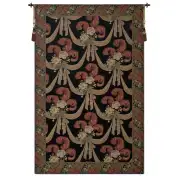 Elegant Floral Scroll II Belgian Tapestry Wall Hanging - 52 in. x 80 in. Cotton/Viscose/Polyester/Mercurise by Jan Brueghel de Velours