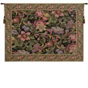 Eve's Floral Paradise Belgian Tapestry Wall Hanging - 62 in. x 47 in. Wool/cotton/others by Jan Van Huysum