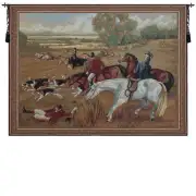 Fox Hunt Fiasco Tapestry Wall Hanging