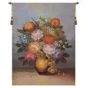 Bouquet Diana Belgian Tapestry Wall Hanging - 18 in. x 22 in. Cotton/Wool/Polyester by Rembrandt