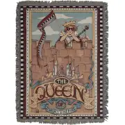 Queen of Everything Tapestry Throw