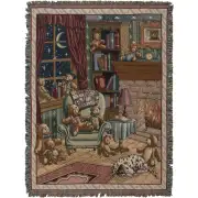 The Bears Den Tapestry Throw