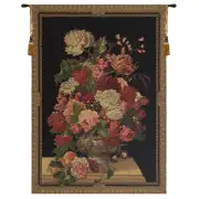 April's Purple Progeny Belgian Tapestry Wall Hanging - 36 in. x 46 in. Cotton/Treveria/Viscose/polyester/Mercurise by Jan Brueghel de Velours