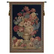 Vase on Blue Mini European Tapestry