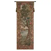 Verdure Castle Landscape Left Tapestry Wallart