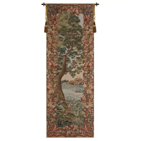 Verdure Castle Landscape Right Tapestry Wallart