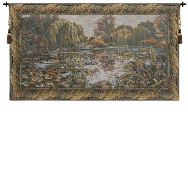 Giverny with Acantha Leaf Border European Tapestry