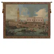 Bucintoro I Italian Tapestry - 54 in. x 38 in. Cotton/Viscose/Polyester by Alberto Passini