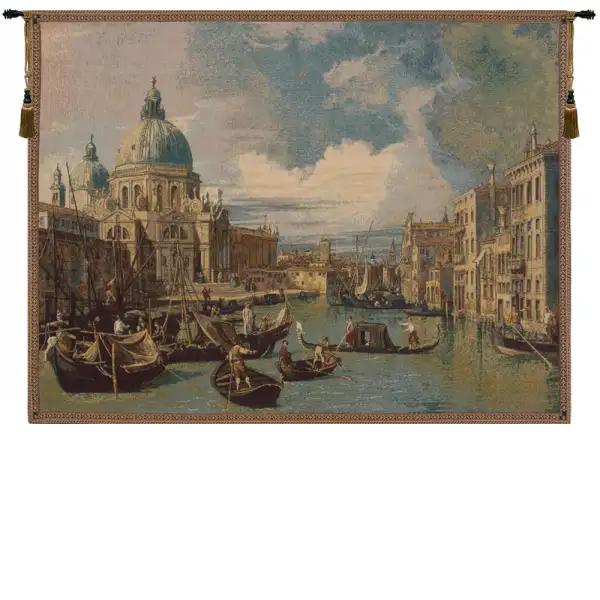 Saint Mary of Health and the Grand Canal Horizontal Italian Tapestry Wall Hanging