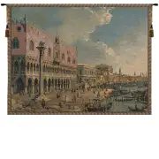 Riva Degli Schiavoni Italian Tapestry - 54 in. x 38 in. Cotton/Viscose/Polyester by Alberto Passini