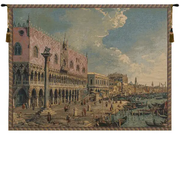 Riva Degli Schiavoni Italian Tapestry - 54 in. x 38 in. Cotton/Viscose/Polyester by Alberto Passini