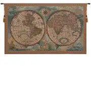 Antique Map I Italian Wall Tapestry