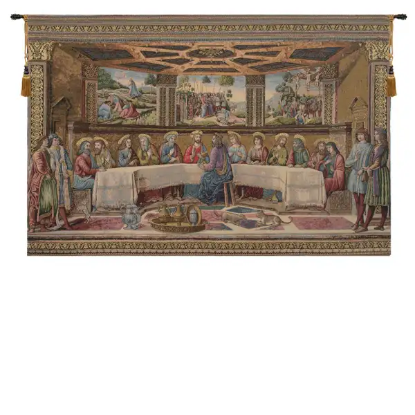 Last Supper by Rosselli Italian Wall Tapestry