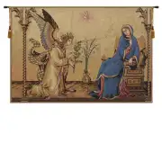 Annunciazione Tra I Santi Ansano E Margherita Italian Wall Tapestry