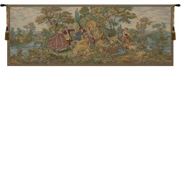 Scena Italian Tapestry - 72 in. x 26 in. Cotton/Polyester/Viscose by Francois Boucher