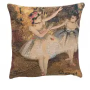 Degas Deux Dansiuses Small European Cushion Cover