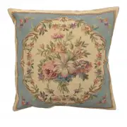 Bouquet Floral Blue European Cushion Covers