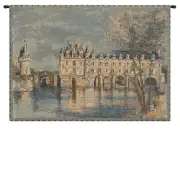 Chenonceau Castle Small Belgian Tapestry Wall Hanging