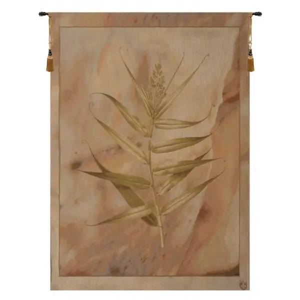 Oriental Bamboo II French Wall Tapestry - 40 in. x 57 in. wool/cotton/other by Charlotte Home Furnishings