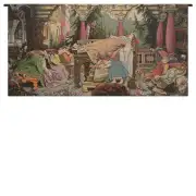 Sleeping Beauty Italian Horizontal Italian Tapestry - 48 in. x 26 in. Cotton/Viscose/Polyester by Victor Vasnetsov