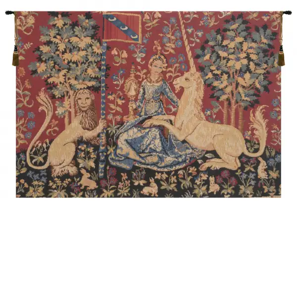 Sight Vue Small Belgian Tapestry Wall Hanging - 26 in. x 18 in. cottonampViscose by Charlotte Home Furnishings