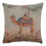 Camel Small Decorative Tapestry Pillow
