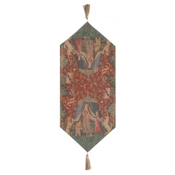 A Mon Seul Desir Small French Tapestry Table Runner