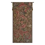 Acanthe Brown Medium French Wall Tapestry - 28 in. x 58 in. Wool/Cotton by William Morris