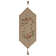 Aubusson Light I Small French Tapestry Table Runner
