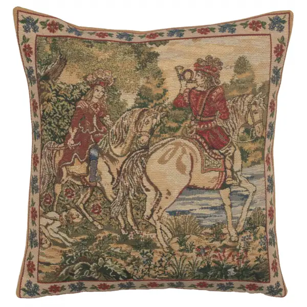 The Noble Hunt Belgian Couch Pillow