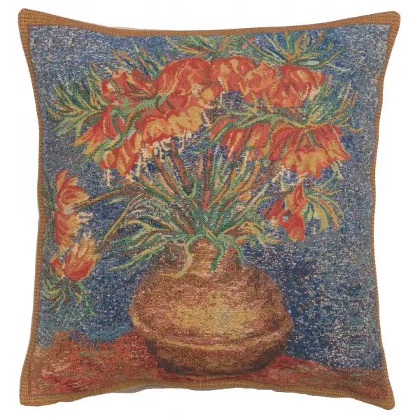 Fritillaries Belgian Couch Pillow