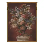 Bouquet Exemplar Red French Wall Tapestry