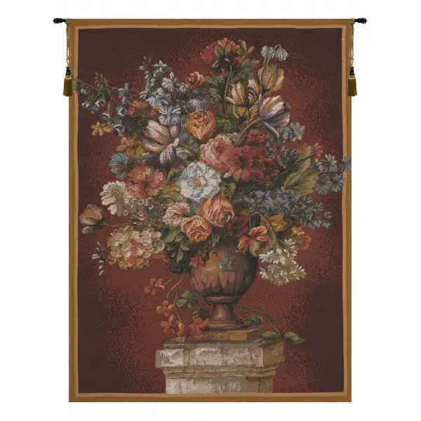 Bouquet Exemplar Red French Tapestry