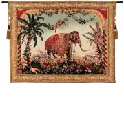 The Elephant Large with Border French Tapestry