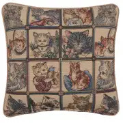 The Many Cats Italian Cushion