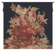 Square Romantique Blue Small European Tapestry Wall Hanging