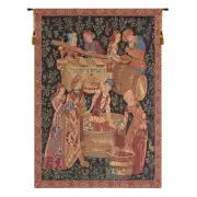 The Wine Press I Belgian Tapestry Wall Hanging - 27 in. x 36 in. Cotton/Viscose/Polyester by Charlotte Home Furnishings