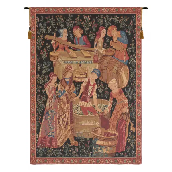 The Wine Press I Belgian Wall Tapestry