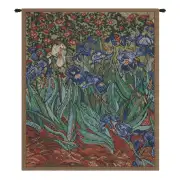 Les Iris Mini Belgian Wall Tapestry