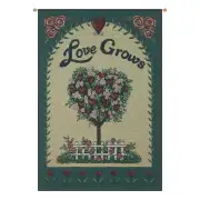 Love Grows Wall Tapestry