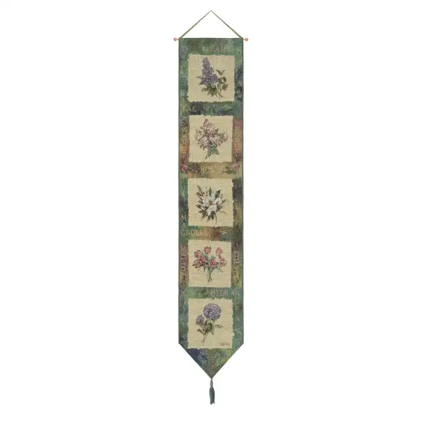 Flowers of Spring I Tapestry Bell Pull