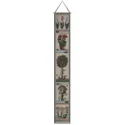 Garden Quilt Beige Decorative Bell Pull