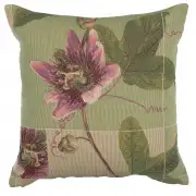 Springtime Blossom Green Decorative Tapestry Pillow